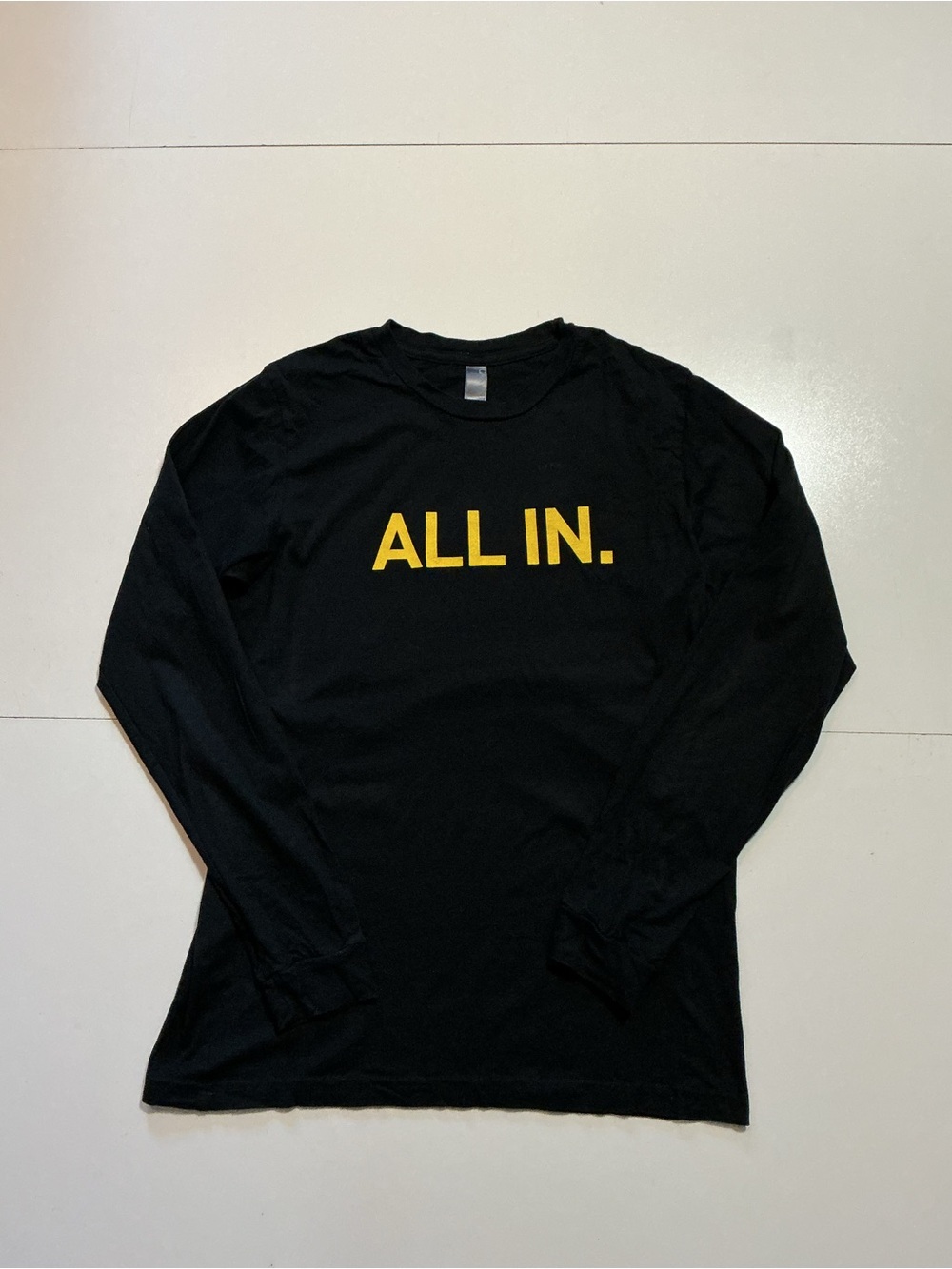 Activision All In Video Game Gaming Promo Black Graphic Long Sleeve T-Shirt
